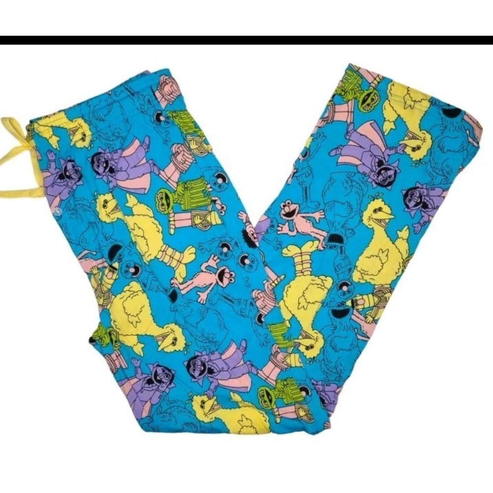 Sesame Street NEW 2XL Men's Comfort Fit Elastic Waist Drawstring Sleep Pants